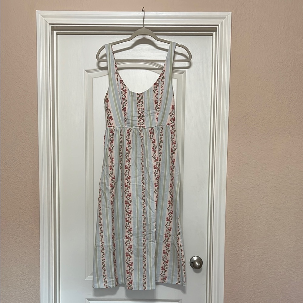 Floral Striped Dress